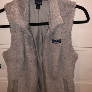 patagonia vest grey size small
